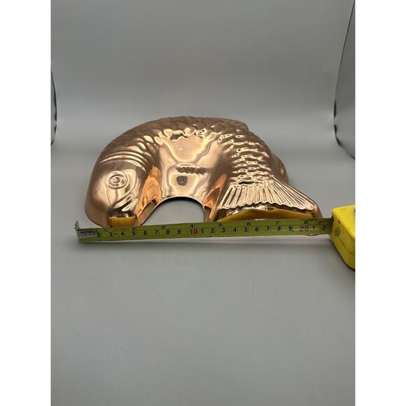 Vintage Copper Koi Fish Cake Jello Mold from Korea - Picture 5 of 6